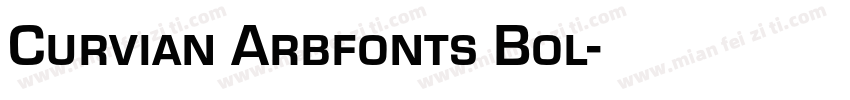 Curvian Arbfonts Bol字体转换